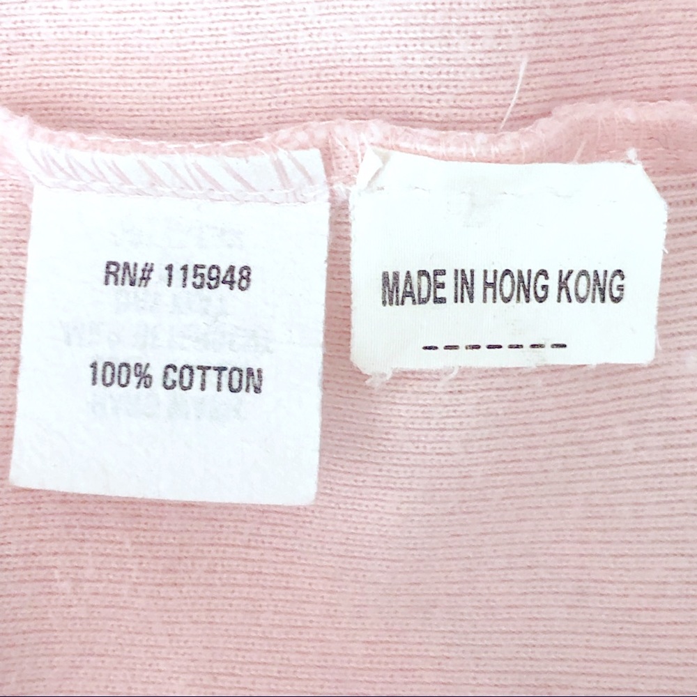 Joan Vass Open Front Pastel Pink Tuxedo Cardigan, Size 2X - Picture 14 of 16